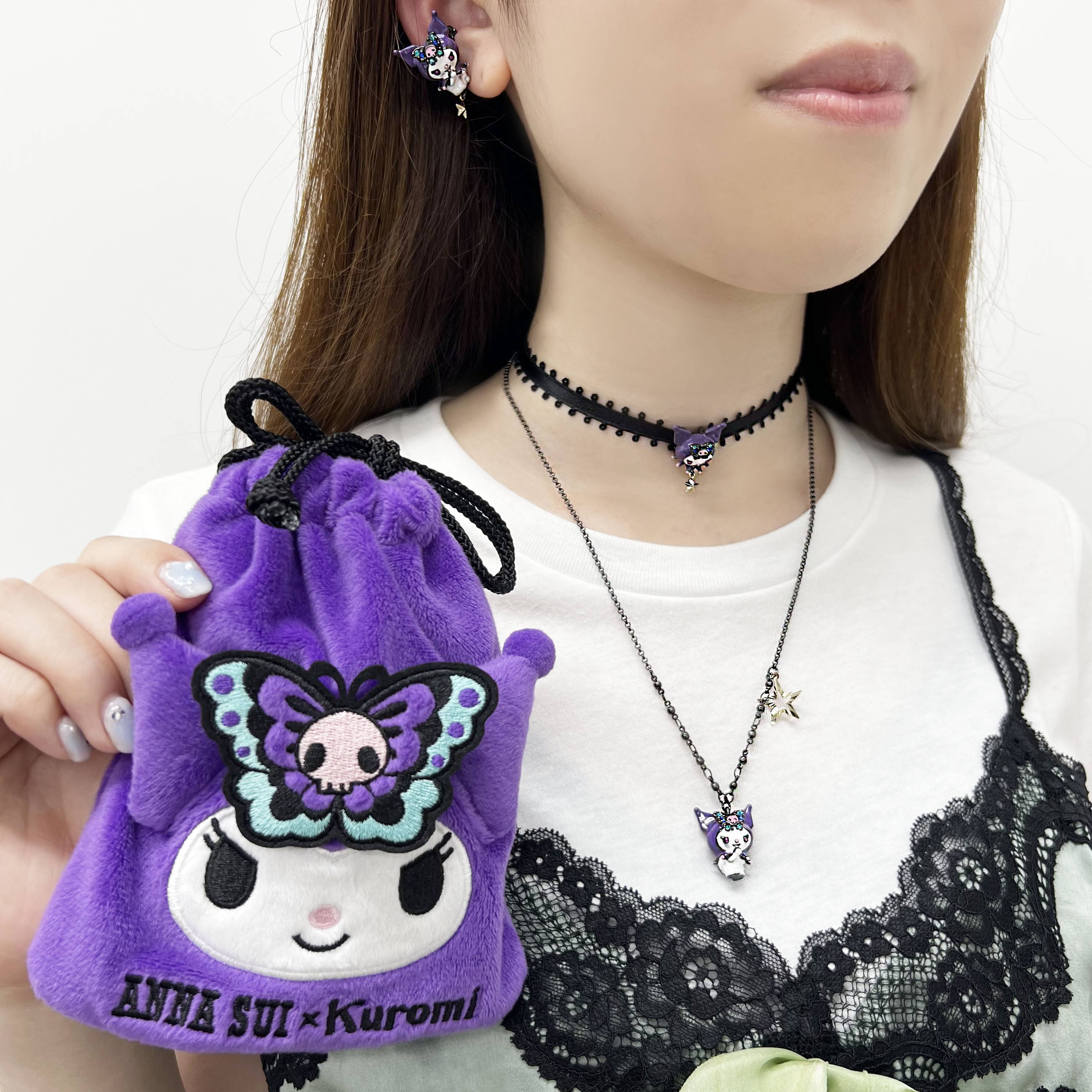 商品画像：クロミ×ANNA SUI コラボ ロングネックレス 1